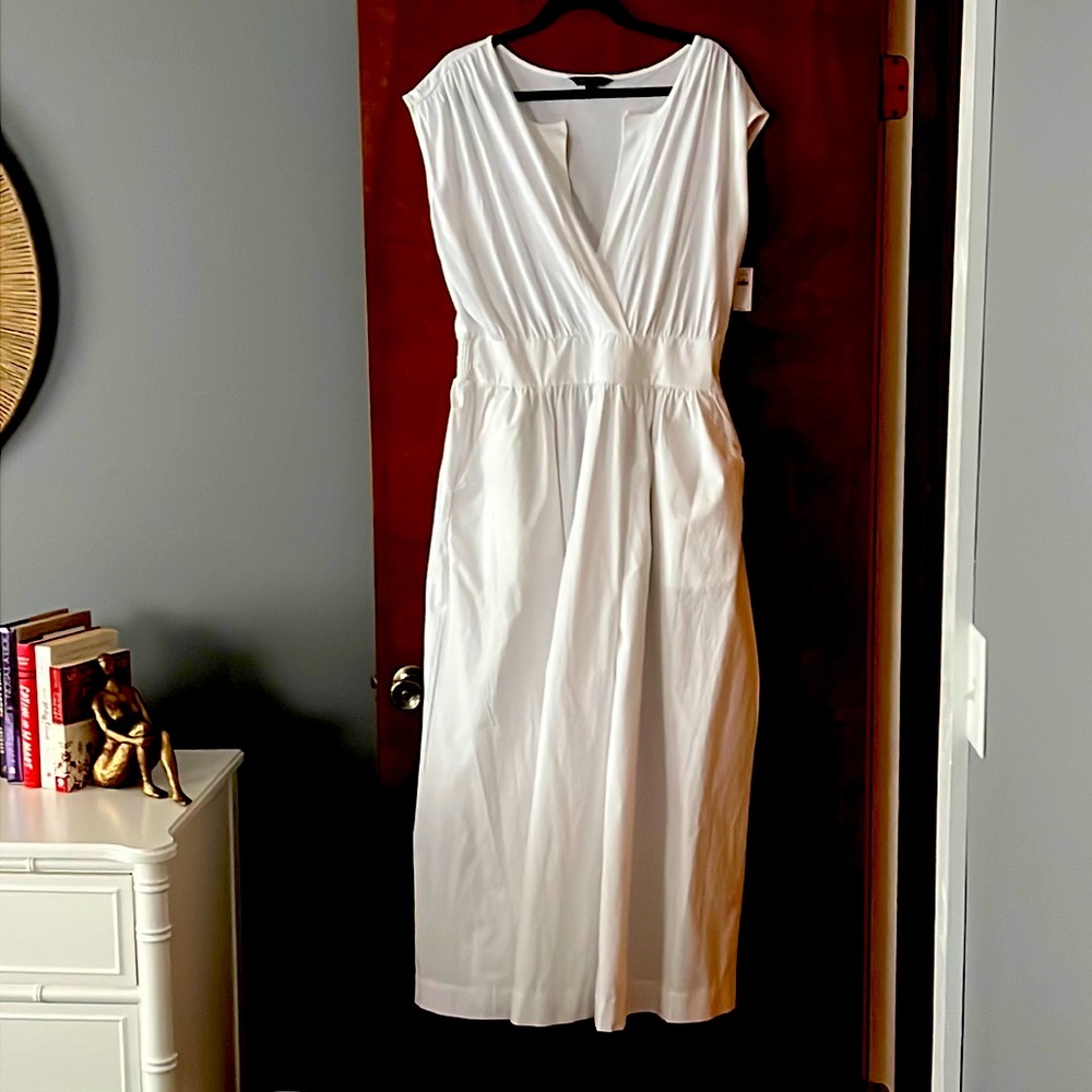 White maxi dress
